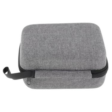 Imagem de Generic Estojo rígido de EVA, bolsa de proteção para eletrônicos, bolsa de viagem com zíper, de transporte para acessórios e cabos de alimentação, Cinza 19x14x10cm