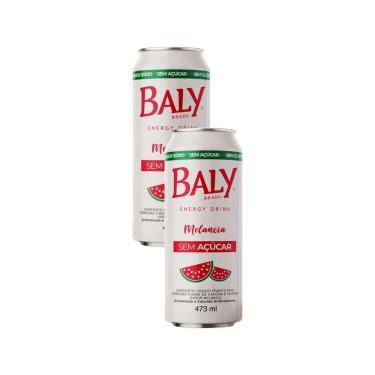 Imagem de Kit 2 Energético Baly Melancia Zero Açúcar 473ml