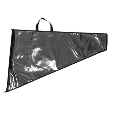 Imagem de FytStycale Estojo de transporte para régua triangular grande, bolsa de armazenamento para régua de ângulo reto de matemática, equipamento portátil para ensino de, 69 Cm X 44.5 Cm