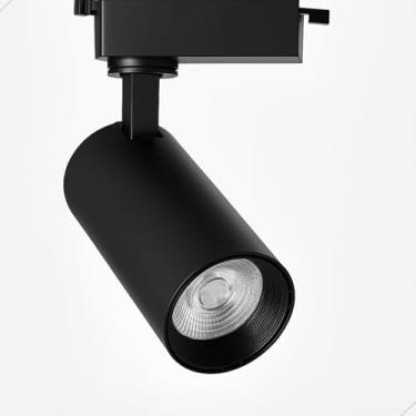 Imagem de Spot LED trilho eletrificado 10W luz quente 3000K preto para iluminação direcionável e decorativa (1)