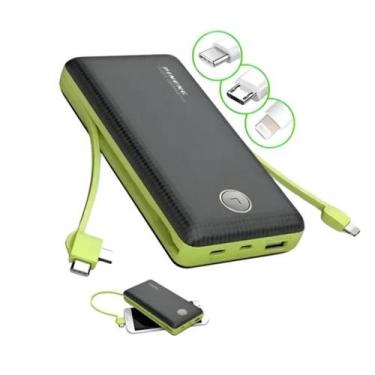 Imagem de Carregador Genérico 20000Mah, Entrada Tipo C E Saída Usb - Mdm