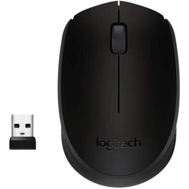 Imagem de Mouse sem fio Logitech M170 Conexão USB - Preto