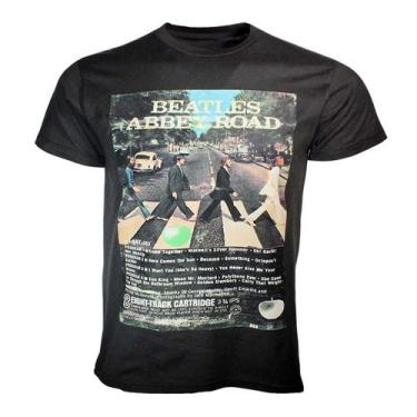 Imagem de Camiseta dos Beatles Beatles 8-Track Abbey Road 50th Annivers - Rockin