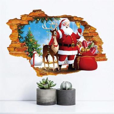 Imagem de 2018 Feliz Natal Quarto Doméstico Adesivo de Parede Decoração Mural De