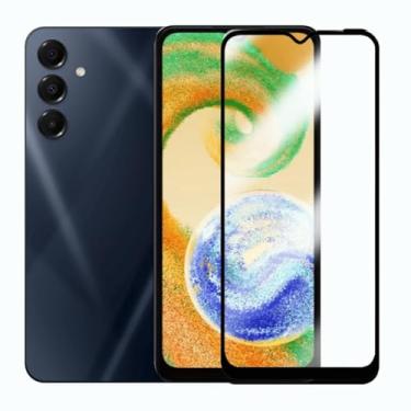 Imagem de Película de Vidro Compatível Samsung Galaxy A04S Proteção Total da Tela Borda Preta