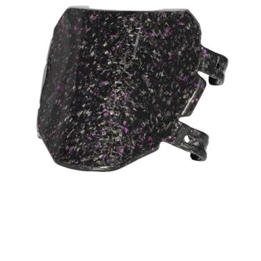 Imagem de Funparts Placa de matrícula de bicicleta elétrica em fibra de carbono E placa frontal compatível com Ridstar Q20 Super 73 S S1 S2 Z Miami ZX R RX SE Adventure C1X Macfox X1S X1S X X2 Roxo