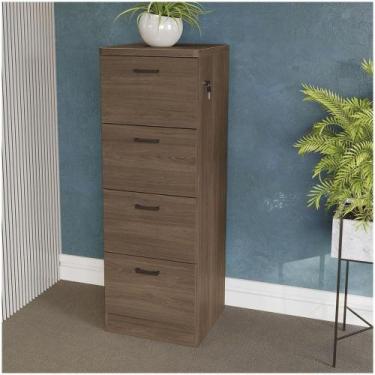 Imagem de Porta Arquivos 4 Gavetas Versatile Munique 47cm - KAPPESBERG