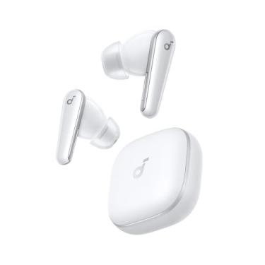 Imagem de soundcore Liberty 5 da Anker, Fone de Ouvido Bluetooth sem fio, com Cancelamento de Ruído Adaptativo, Redução de Voz x2, Dolby Audio, 6 Microfones IA, 60H de Reprodução, Carga Rápida, Fone tws, Branco