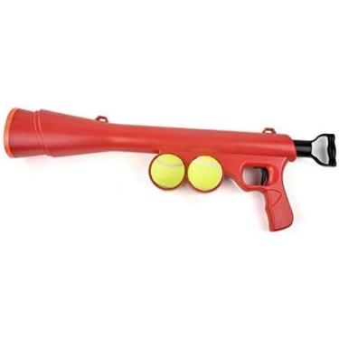 Imagem de Pet Ball Dog Toy Fun Pet Dog Gun Toy Training Muzzle Catapult Ientive Tool Brinquedos Ao Ar Livre Pet Treat Lauher Mascotas Toys