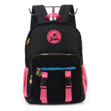 Imagem de Mochila Feminina Infantil Escolar Bolsa Original Barbie-Feminino