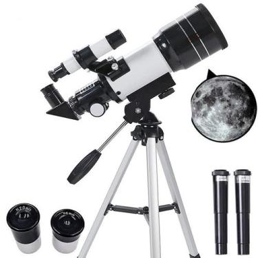 Imagem de Telescópio iMeshBean 70 mm, abertura de 300 mm com telescópio Finder