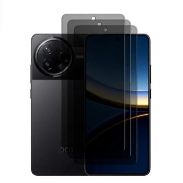 Imagem de Para Poco F7 Ultra F7 Pro Ultra, 3 Pcs Vidro Temperado Anti-espião Privacidade 9H Protetor de Tela Filme