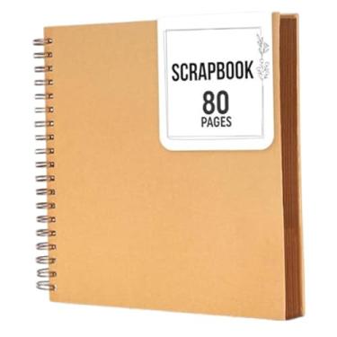 Imagem de Baoblaze Álbum de Fotos Faça Você Mesmo: Álbum de Lembranças Fotográficas, Projeto Artesanal, Aniversário, Memórias, Escrita, Decorativo, Livro de Fotos para, Marrom