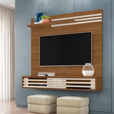 Imagem de Painel Tv 55 Pol 136cm Bancada Suspensa Para Sala Briven Naturale-off White M20 - D'rossi