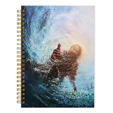 Imagem de LADOCK Caderno de Jesus Cristão, Diário Mão de Deus Jesus, Diário de Versículo da Bíblia, Diário de Escrituras Religiosas, Caderno de Notas da Igreja, Presentes de Fé Cristã para Mulheres e Homens, 14