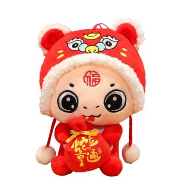 Imagem de Pelúcia do Ano da Cobra 2025,Pelúcia da Cobra do Ano Novo Chinês 2025 | Almofada de pelúcia de animais,Animal de pelúcia 2025 brinquedos de cobra festival de primavera brinquedo ano da mascote de cobr