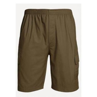 Imagem de Bermuda Contra Regra Brim Cargo Plus Size 100% Algodão-Masculino
