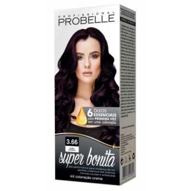 Imagem de Coloração Acaju Púrpura Super Bonita 3.66 Probelle 50G