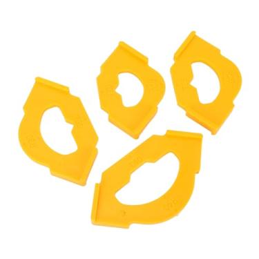 Imagem de KUIDAMOS Material Abs Forte do Gabarito do Raio para o Modelo de Roteamento Eficiente Woodworking Com Cantos Arredondados para Profissionais Amarelo