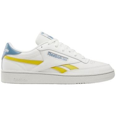 Imagem de Reebok Tênis masculino Club C 85, casual, moderno, branco, masculino, Cinza simples/giz/preto, 42