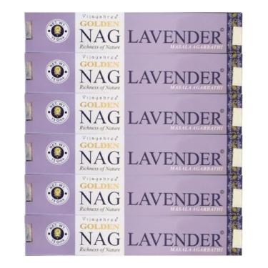 Imagem de Incenso Vijayshree Golden Nag Lavender/Lavanda Cx.6un.15g