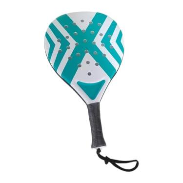 Imagem de Baoblaze Raquete de Padel, Leve, para Entretenimento e Treinamento, Ideal para Esportes ao Ar Livre, Antiderrapante, Profissional para Tênis de, Listras Verdes E Brancas