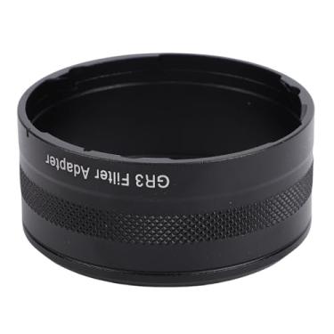 Imagem de Serounder Anel Adaptador de Filtro de 49 Mm, Liga de Alumínio de Aviação Adequado para Lente de Câmera GR3, Com Suporte de Filtro de Câmera de Metal Com Rosca de 49 Mm para Lentes