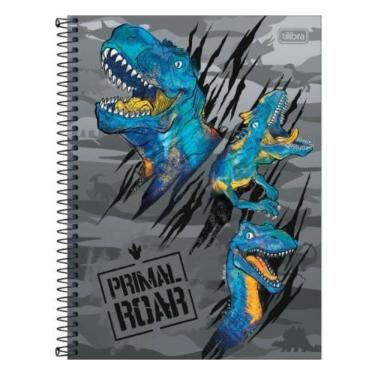 Imagem de Caderno Espiral Capa Dura Universitário 1 Matéria Raptor 80 Folhas Estampa 4