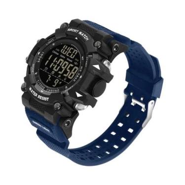 Imagem de Relógio Digital Analógico Esportivo Masculino Com LED Luminoso, Alarme