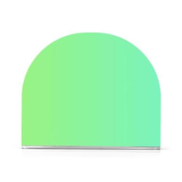 Imagem de Porta-guardanapos de acrílico gradiente verde, suporte de guardanapo de toalha de hóspede em forma de U, suporte de toalha de papel de banheiro, dispensador de guardanapos