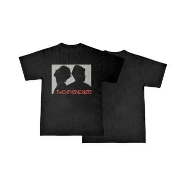 Imagem de Camiseta Casual Vintage Unissex Oversized Twenty One Pilots Manga Curt
