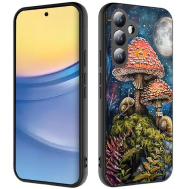 Imagem de VSHSEEOM Capa para Galaxy S25 FE, capa ultrafina de silicone líquido com proteção contra choque, macia, resistente a arranhões, adequada para Samsung Galaxy S25 FE de 6,7 polegadas, caracóis e