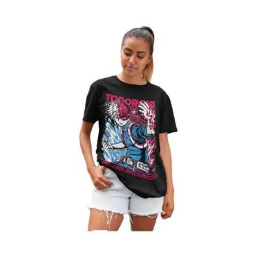 Imagem de Camiseta Gráfica Oversized Feminina Boku No Hero Academia Dabi All Mig