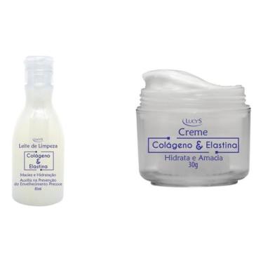Imagem de Leite Limpeza Colágeno Elastina Maciez Hidratação Lucys