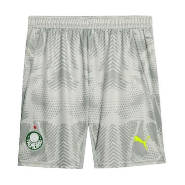 Imagem de CALÇÃO DE GOLEIRO PUMA PALMEIRAS III 2025 MASCULINO - JOGADOR - CINZA G-Masculino