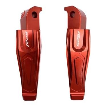 Imagem de Anti-derrapante Pedais de apoio para os pés do passageiro traseiro, para YZF R25 YZFR25 YZF-R25 2014-2020 YZF-R3 2017 2018 2019(Red)