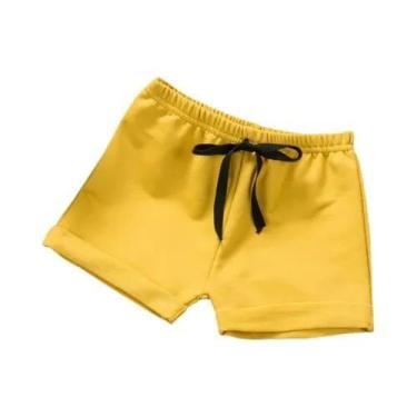Imagem de Shorts De Algodão Para Bebê Menino Verão Calças De Praia Para Meninas 