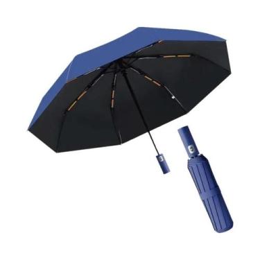 Imagem de Guarda-chuva Automático Preto Para Proteção Solar E Contra a Chuva Ref