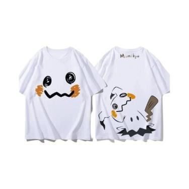 Imagem de Camiseta Estampada Mimikyu Pokemon Masculina E Feminina, Verão, Haraju