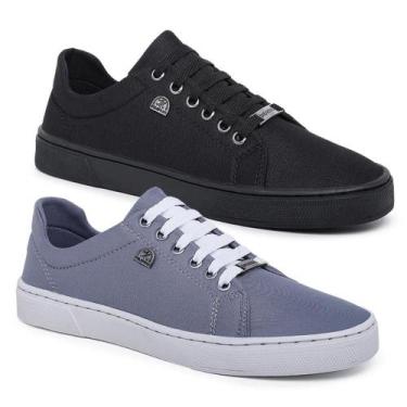 Imagem de Kit 2 Tênis Casual Masculino Street Confort Super Estiloso - Bless Ace