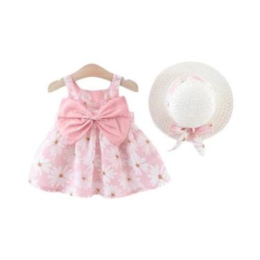 Imagem de Vestido Floral Para Festa Na Praia Para Meninas Com Laço, Roupa Infant