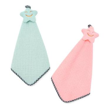 Imagem de Kit 2 Paninho Aconchego Bebê Naninha Infantil Estrelinha Criança Multi