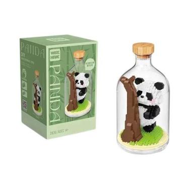 Imagem de Blocos De Montar Micro Panda Kawaii: Mini Tijolos De Brinquedo Para Cr