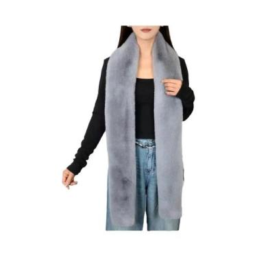 Imagem de Cachecol Longo De Pelúcia Macia E Grossa De 180cm, Xale De Luxo Para A