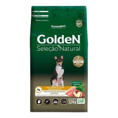 Imagem de Ração Golden Para Cães Adultos Pequeno Porte 3kg Seleção Natural Frang