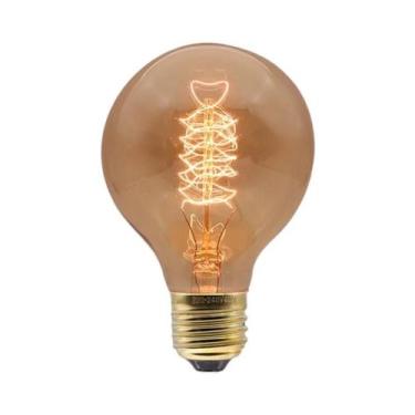 Imagem de Lâmpada Incandescente Vintage Edison E27 40W 220V 110V Para Quarto Ind