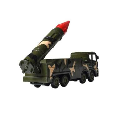 Imagem de Lançador de foguetes militar de brinquedo com potência de fricção para