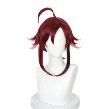 Imagem de Peruca de cosplay Genshin Impact Shikanoin Heizou Luyeyuan Pingcang - 