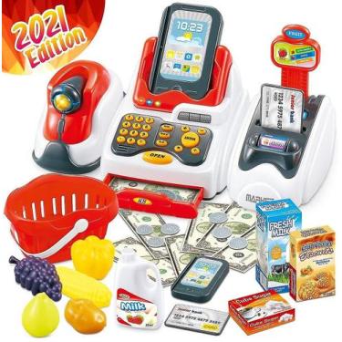 Imagem de Brinquedos Play Cash Register para crianças - Learning Toy M - Gloome 