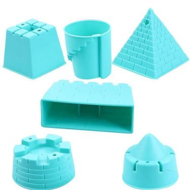 Imagem de Conjunto de brinquedos de praia, 6 peças de ferramentas de escavação d